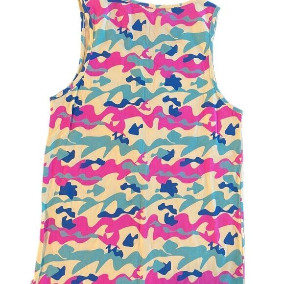 Pink Dolphin Yellow, Pink & Blue Camo Tank Top - Picture 2 of 2